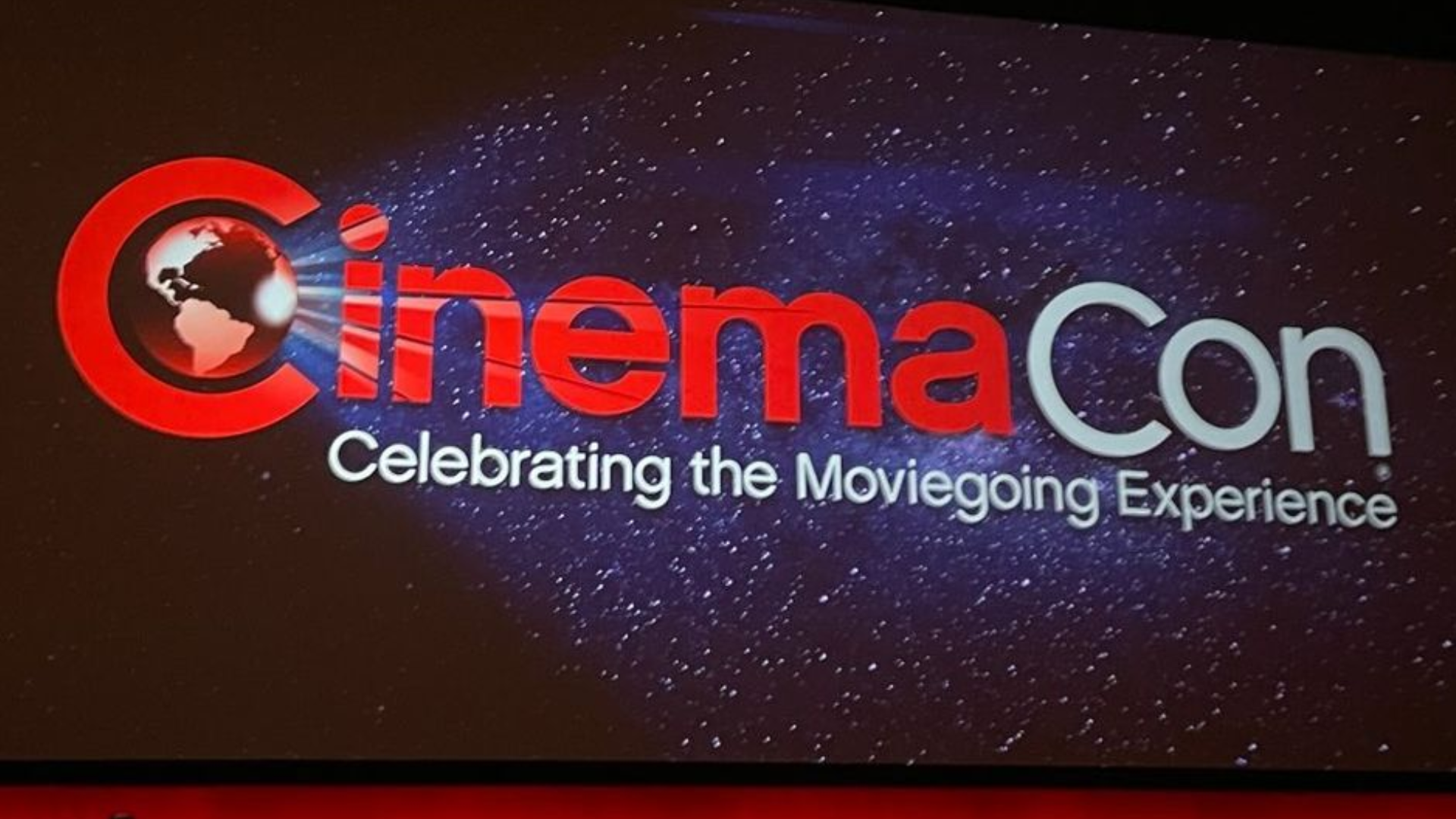 Logo CinemaCon apresentada o no próprio evento