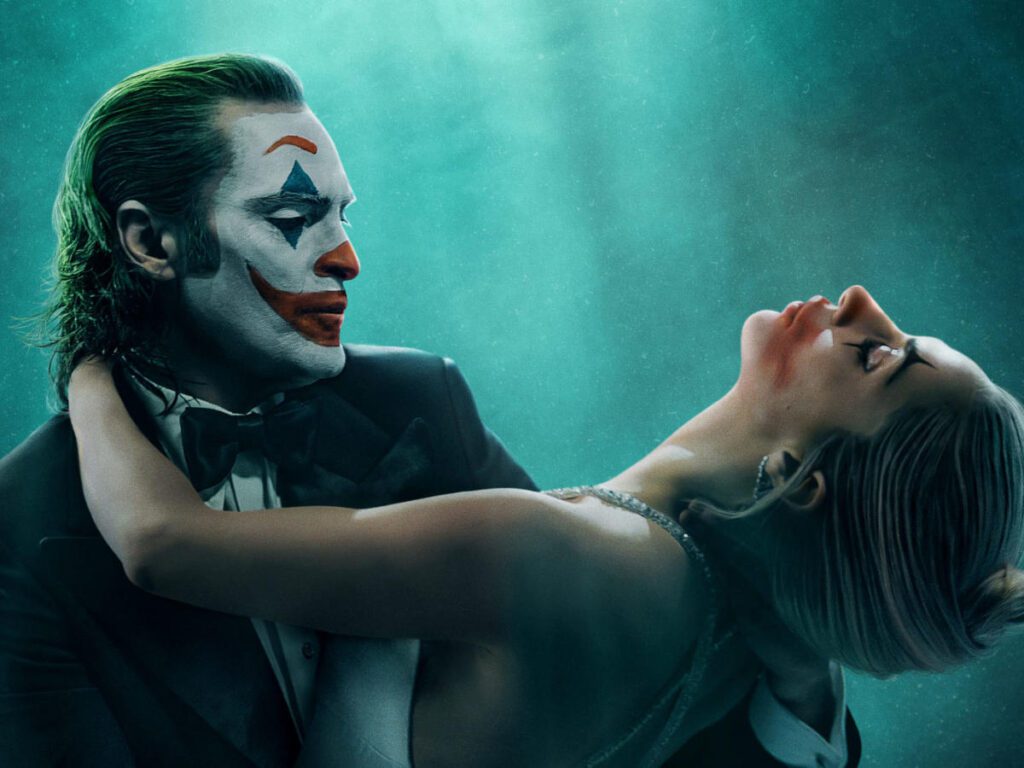 Joaquin Phoenix e Lady Gaga em cena de Coringa: Delírio a Dois da Warner Bros. Pictures