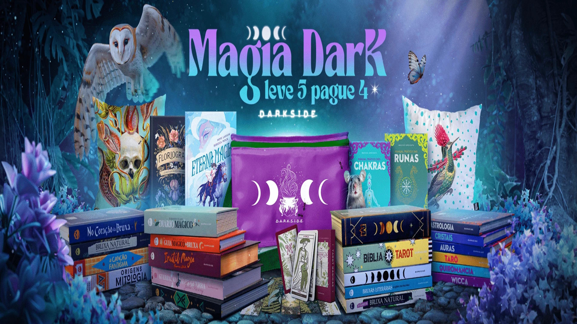 Magia Dark: Lançamentos e promoção da DarkSide Books