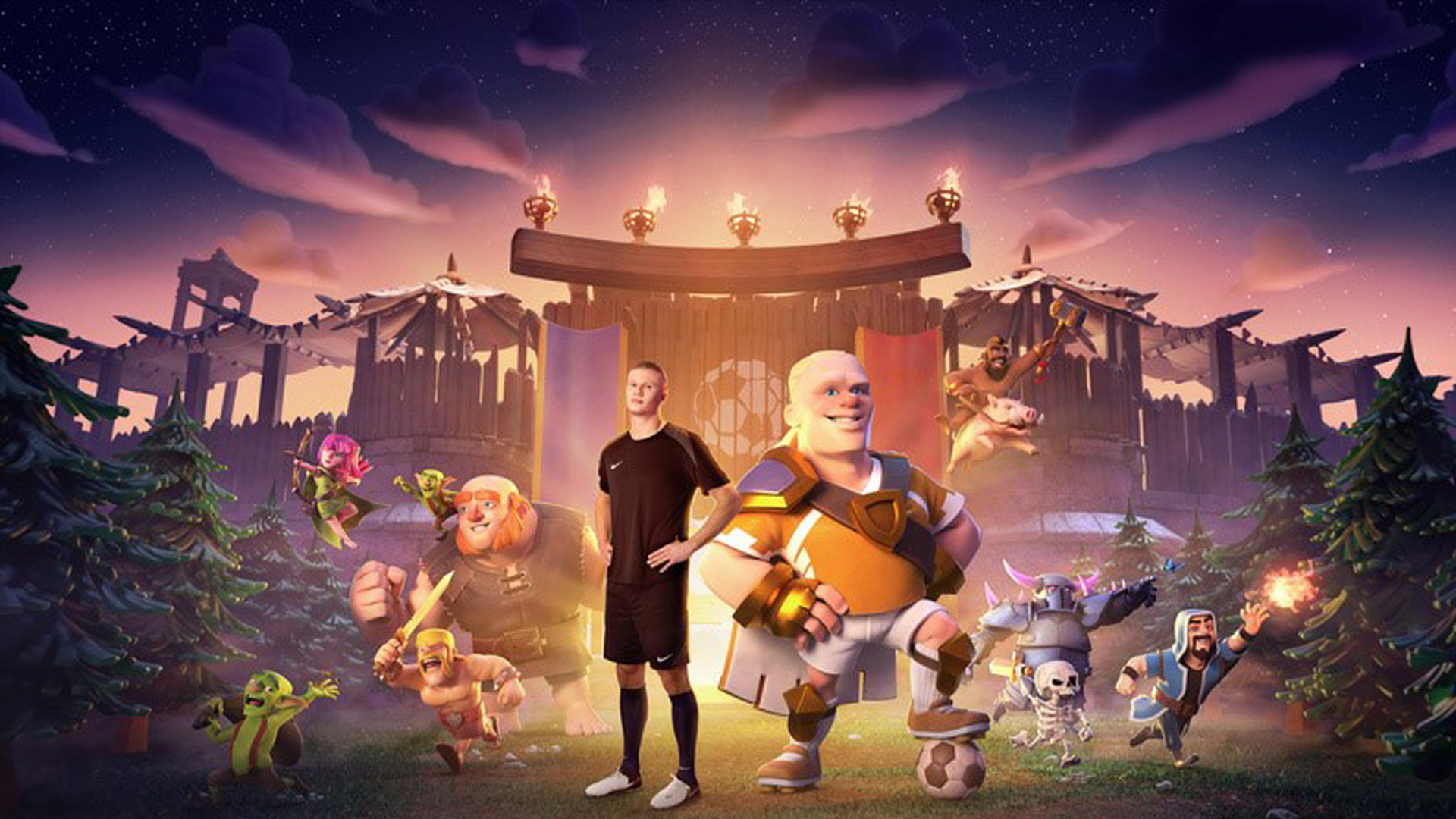 Clash of Clans adiciona Haaland e lendas do futebol “reclamam”