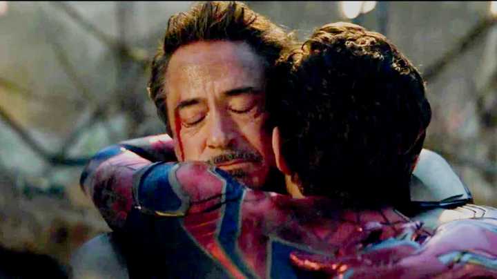 Tony Stark e Homem-Aranha 