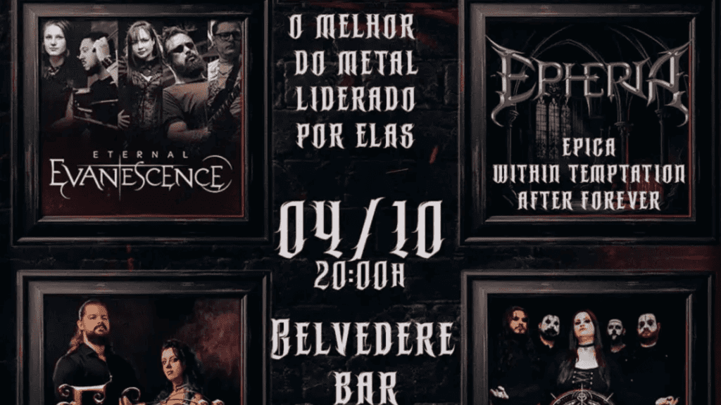 RockDelas reúne tributos a Evanescence, Angra e Kamelot