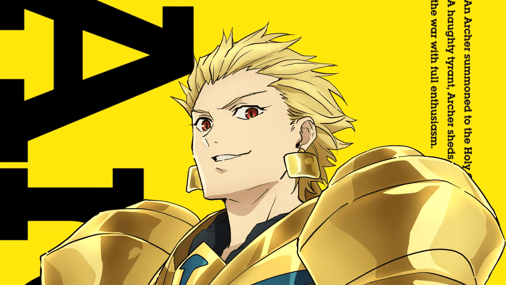 Rei Gilgamesh, como Archer, em Fate/strange Fake (Foto: Reprodução/Aniplex USA)