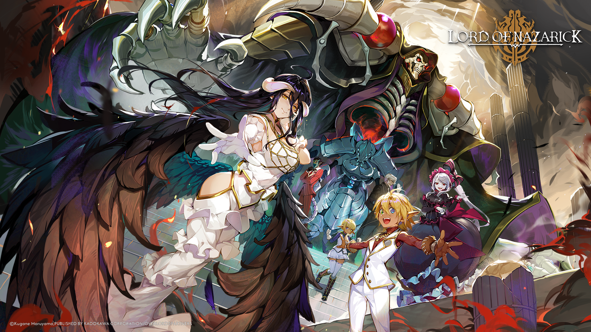 RPG Lord of Nazarick, baseado em Overlord, chega mundialmente pela Crunchyroll e a Plus Japan