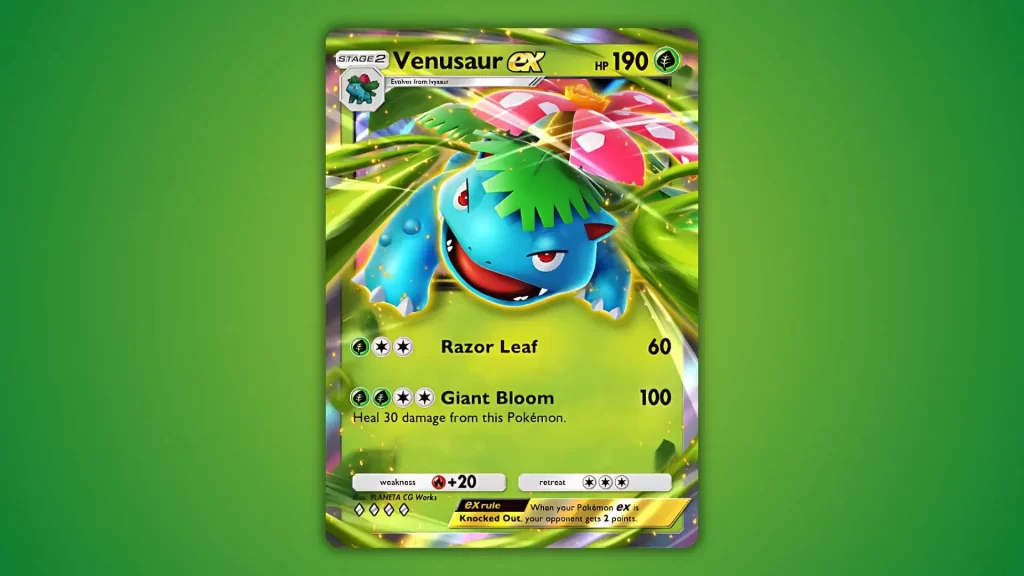 Pokemon TCG Pocket: detalhes sobre o evento de batalha Venusaur EX revelado