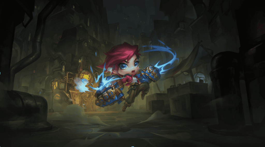 Chibi Arcane Vi, de Teamfight Tactics (Foto: Divulgação/Riot Games)