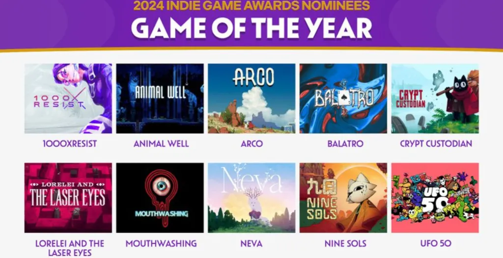 Primeira edição do The Indie Game Awards anuncia lista completa de indicados