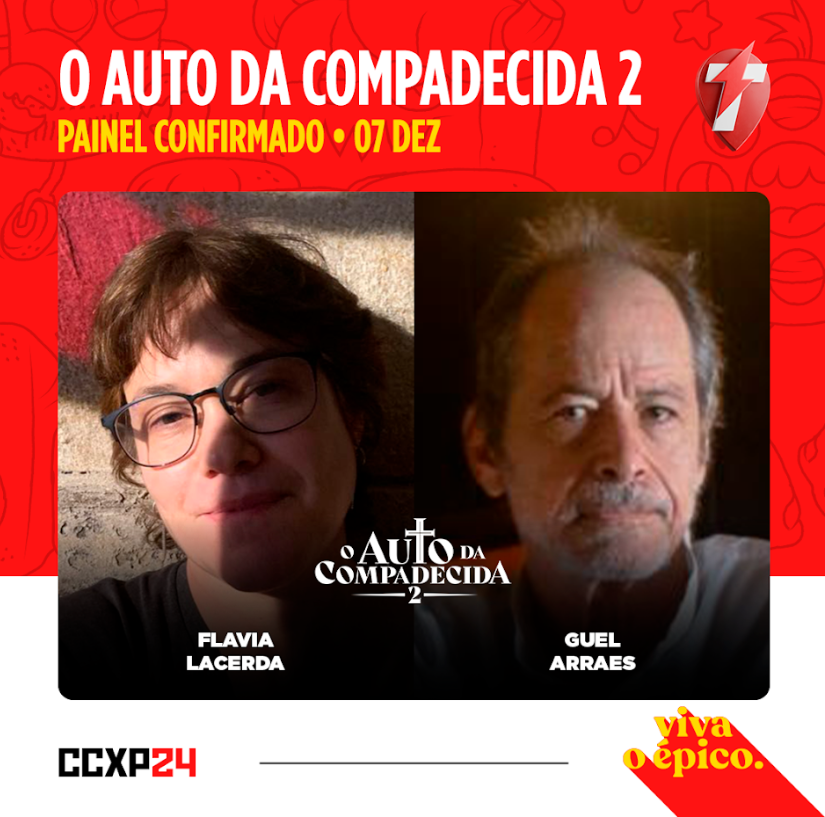 CCXP24 anuncia participação de mais cinco nomes de 'O Auto da Compadecida 2', em painel da H2O Films