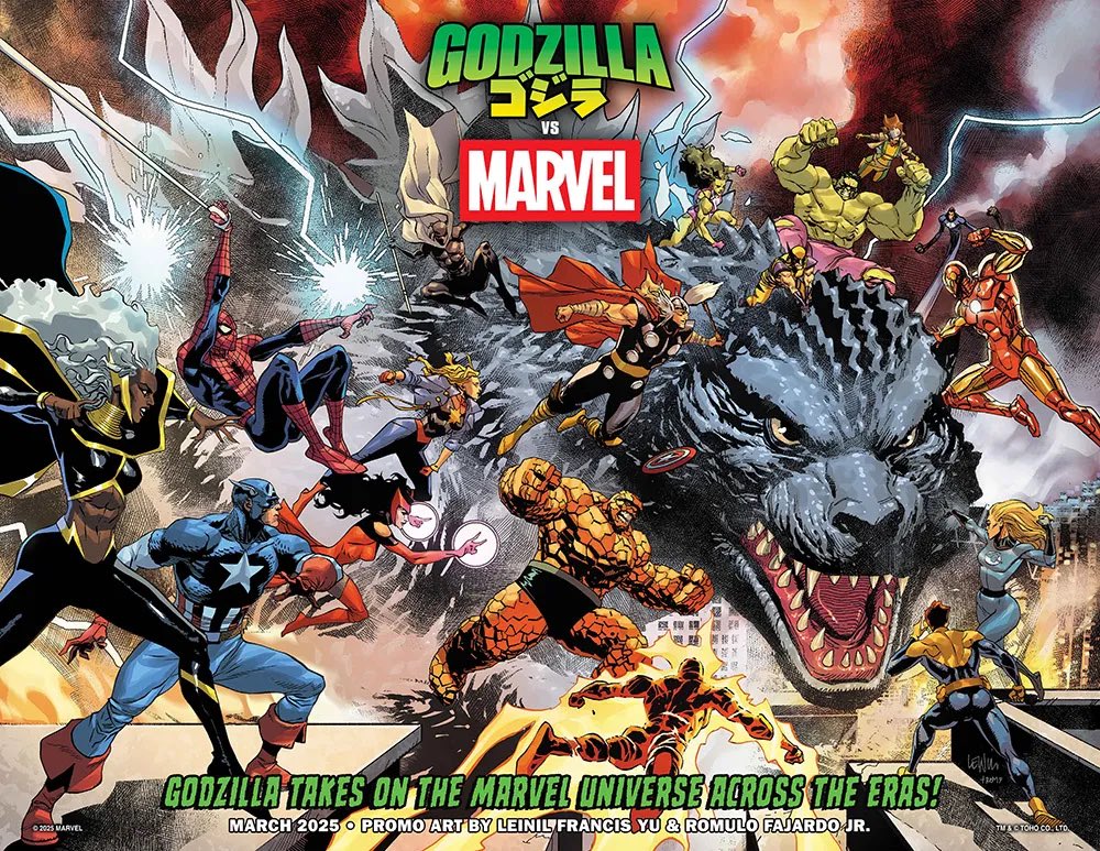 Godzilla vs Marvel hq