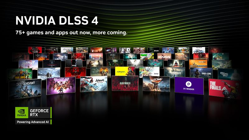 NVIDIA lança DLSS 4 com nova tecnologia Multi Frame Generation e mais