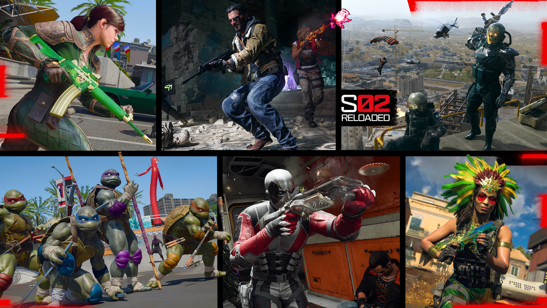 Temporada 2 Recarregada traz As Tartarugas Ninja para Black Ops 6 e Warzone