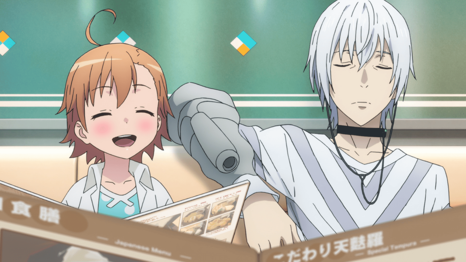 Last Order e Accelerator, no 3º episódio de A Certain Scientific Accelerator (Foto: Reprodução/Crunchyroll)