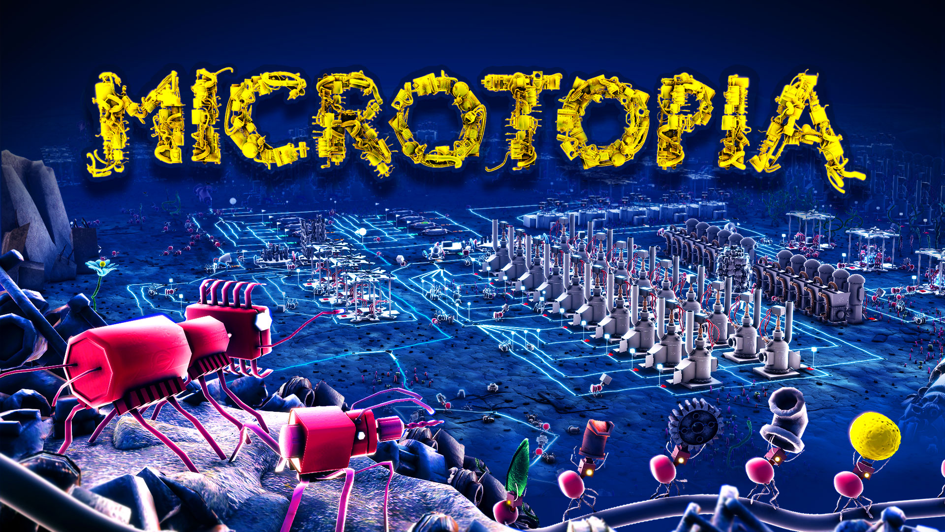 Microtopia, o jogo de automação com formigas, é lançado no Steam