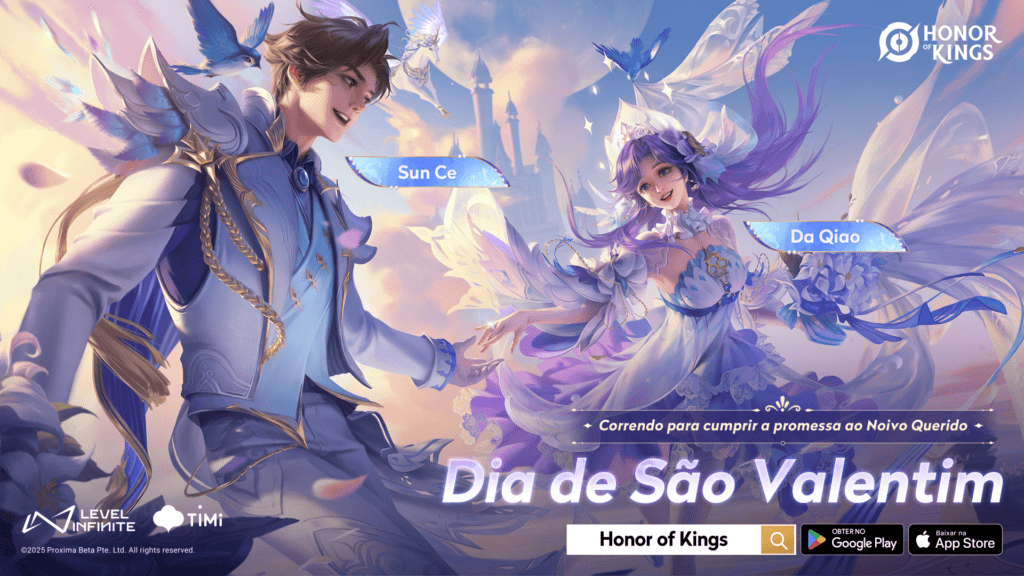 Honor of Kings celebra Dia de São Valentim com eventos e visuais especiais