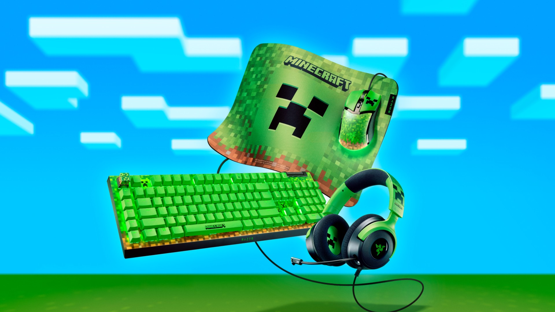 Razer lança coleção com temática de Minecraft