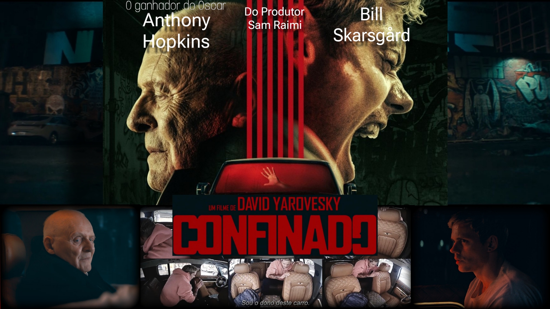 CONFINADO, Thriller estrelado por Bill Skarsgård e Anthony Hopkins estreia  em maio - Black&CO