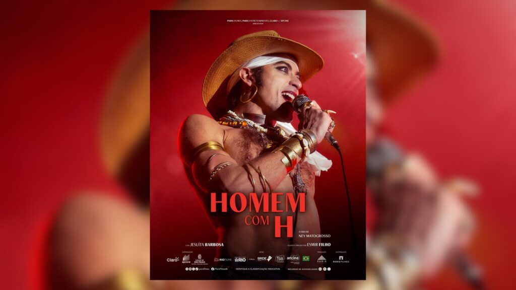 Homem com H, cinebiografia de Ney Matogrosso, ganha cartaz oficial