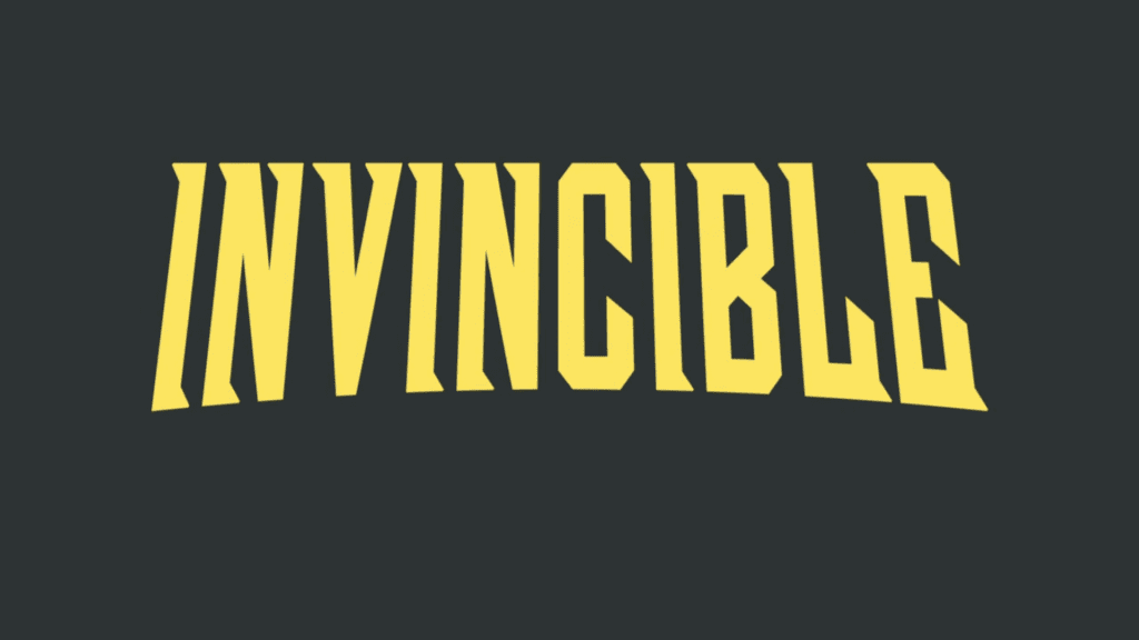 Título de Invencível, no 7º episódio da 3ª temporada (Foto: Reprodução/primevideo)