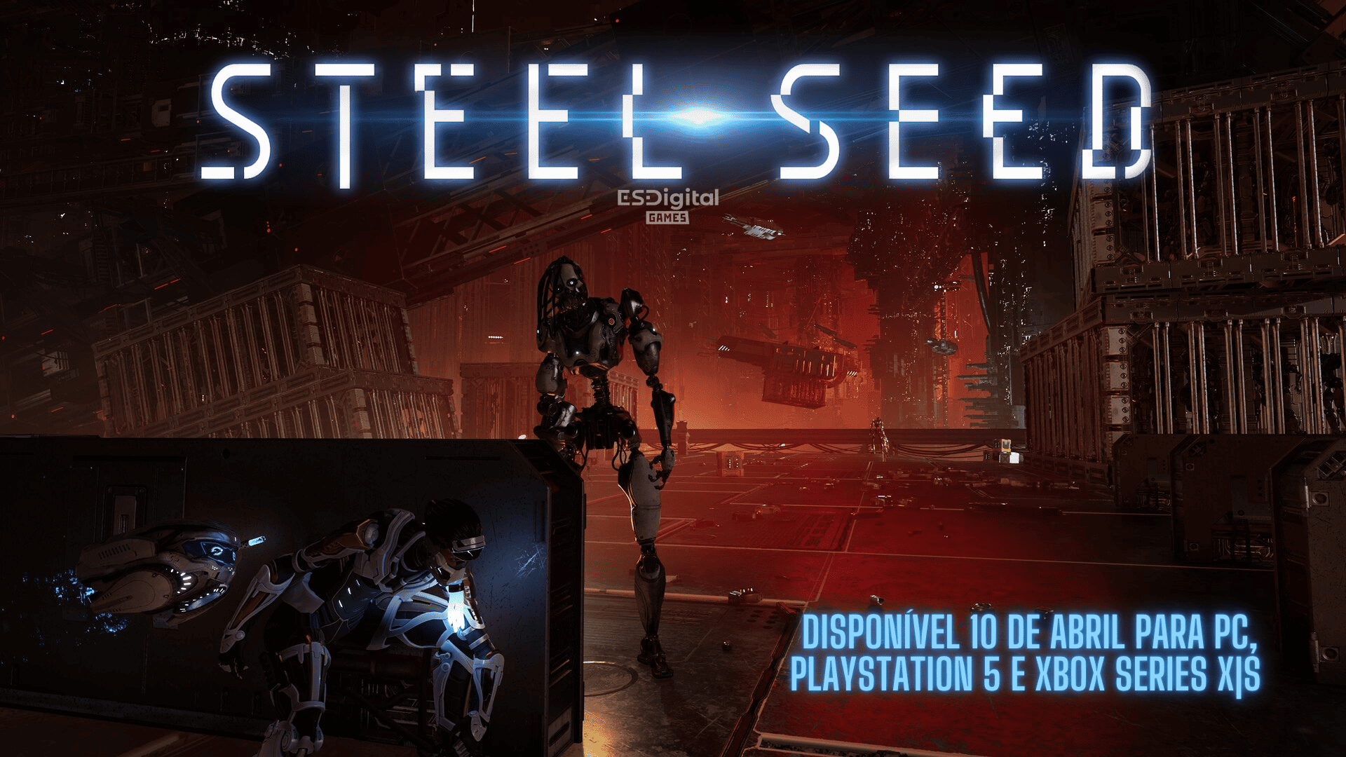 Novo lançamento de jogo Steel Seed nas plataformas PC, PlayStation 5 e Xbox Series X|S 