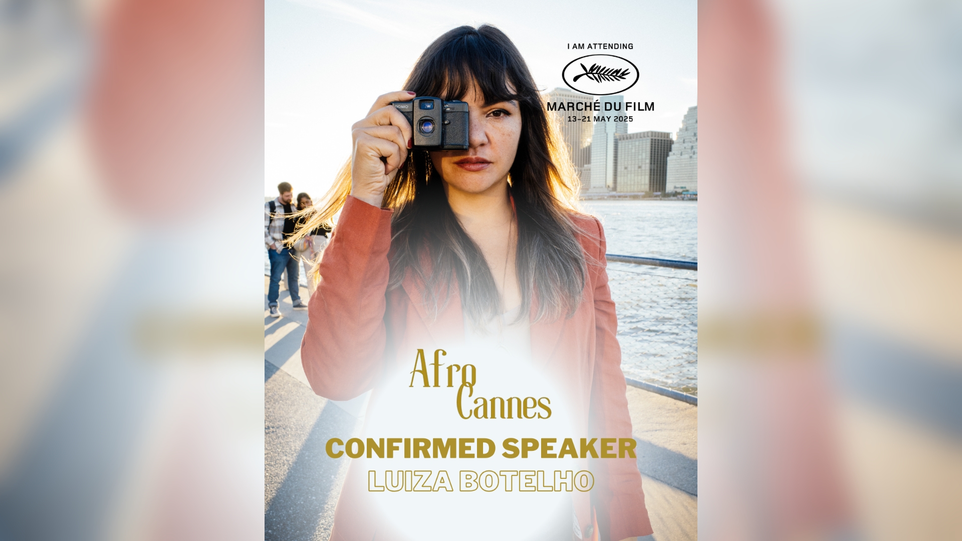 Luiza Botelho, cineasta brasileira, participa de dois paineis do AfroCannes neste sábado