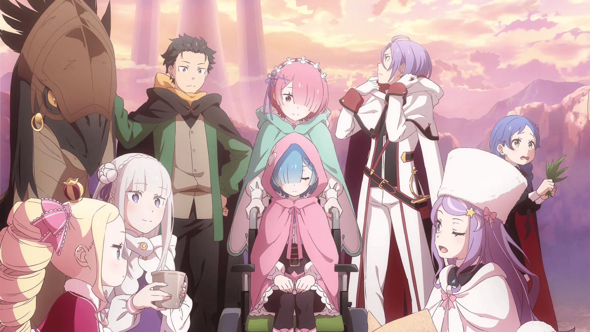 Pôster promocional da 4ª temporada de Re:Zero (Foto: Divulgação/re-zero-anime)