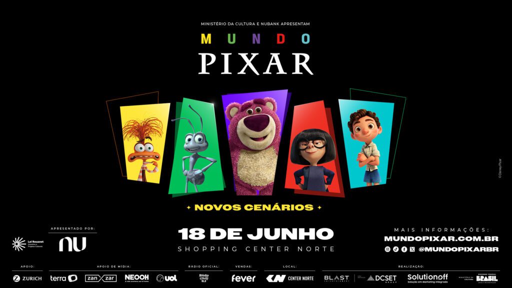 Mundo Pixar se prepara para a 2ª edição em São Paulo