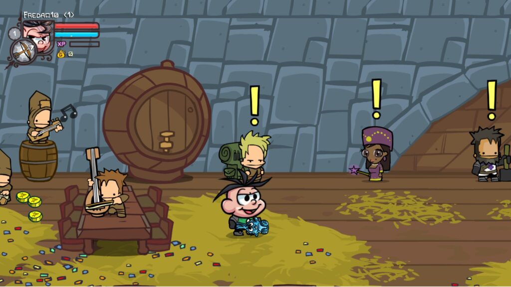 Até o Cebolinha se tornou um personagem jogável em Castle Crashers