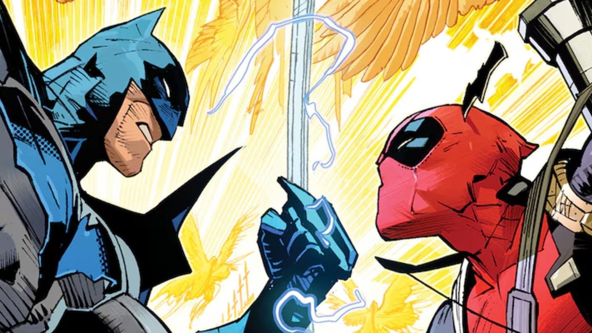 DC revela mais detalhes e capas variantes para Batman/Deadpool #1