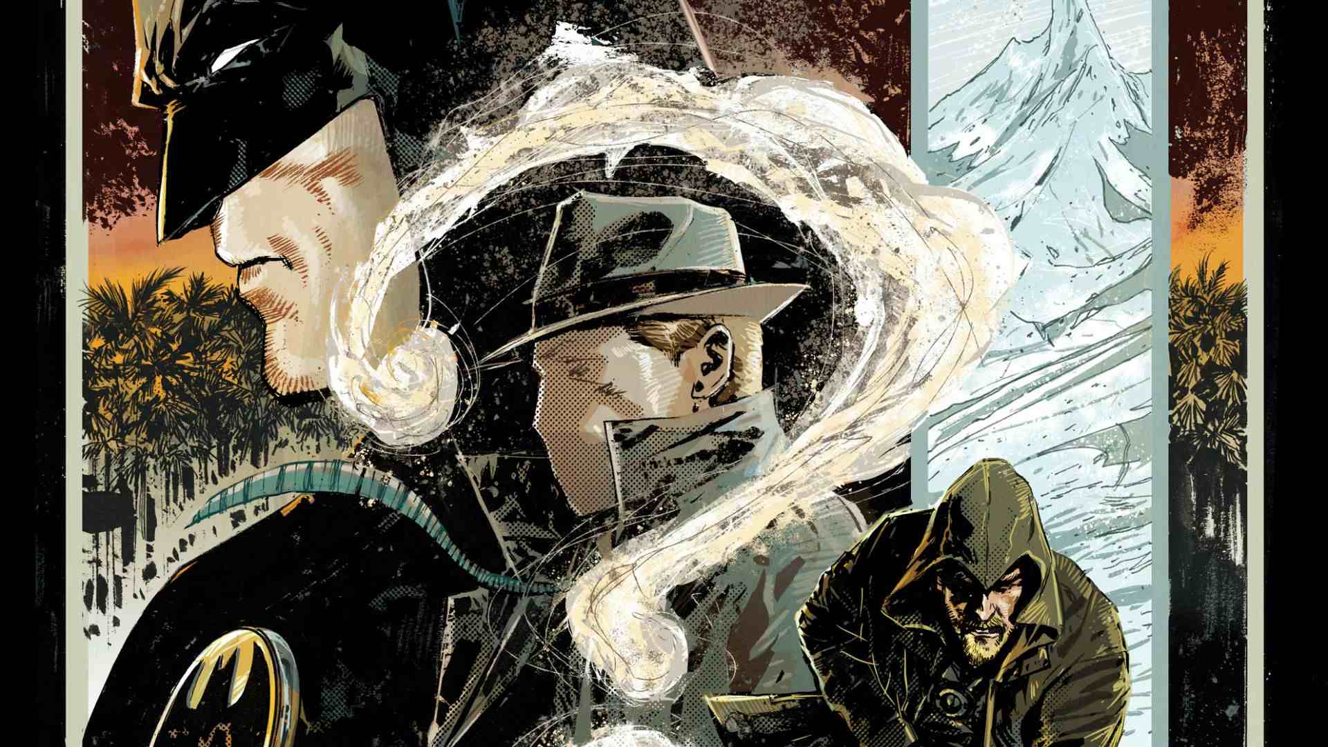 Batman, Arqueiro Verde e Questão na mesma HQ