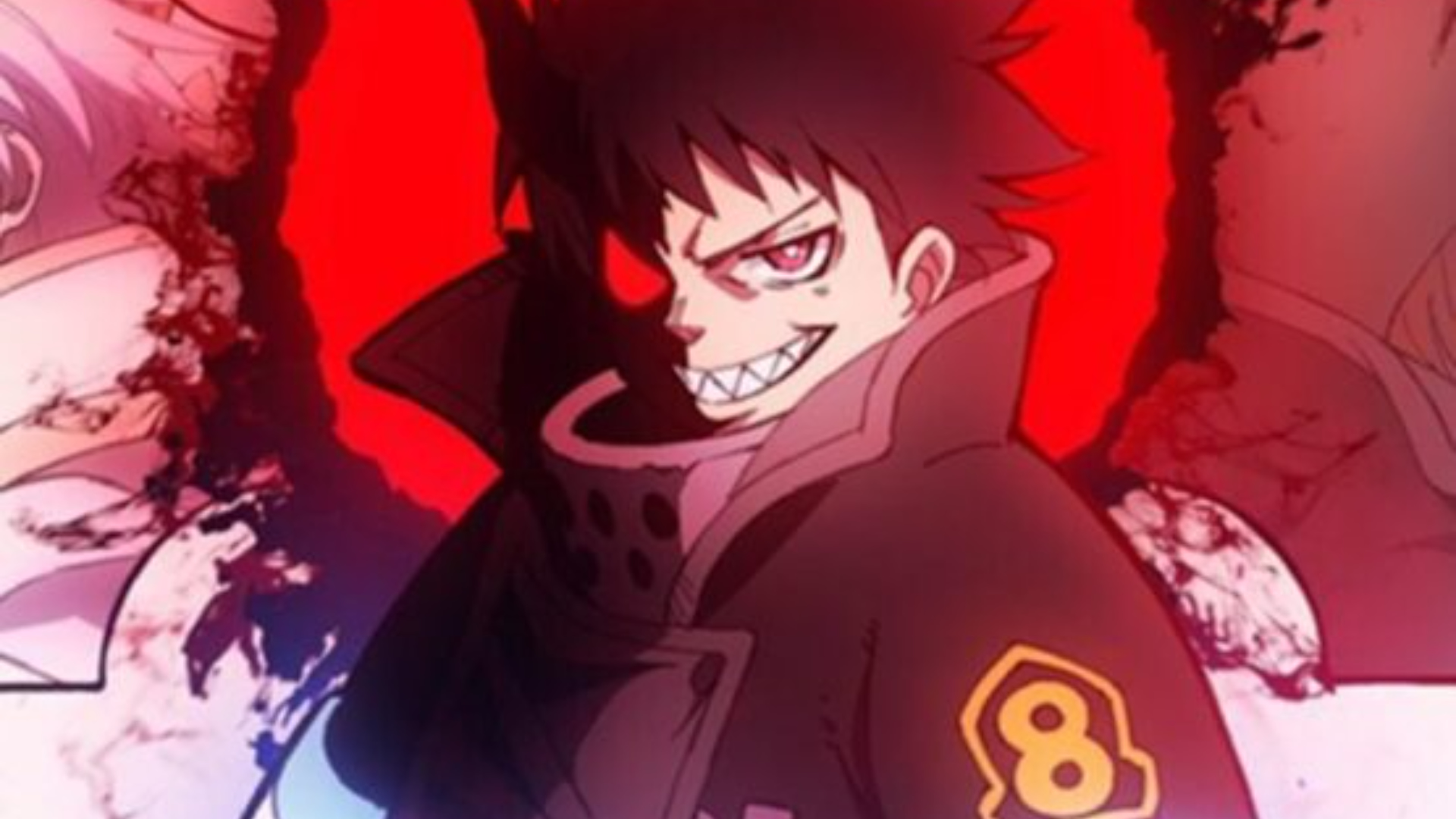 A terceira temporada de Fire Force (ou seja, o episódio 13) está prevista para ser lançada em janeiro de 2026, com o segundo cour previsto para ser lançado semanalmente durante a temporada de anime do inverno de 2026 e foi revelado um novo trailer da animação. A adaptação em anime produzida pela David Production foi ao ar pela primeira vez de julho a dezembro de 2019, com a segunda temporada sendo exibida de julho a dezembro de 2020, e uma terceira e última temporada dividida em duas temporadas, com a primeira temporada sendo exibida de abril a junho de 2025, e a segunda temporada estreará em janeiro de 2026 - todos os episódios estão disponíveis na plataforma Crunchyroll.