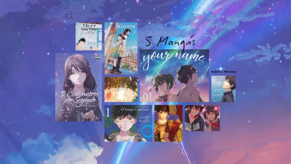5 Mangás: adaptações dos filmes de Makoto Shinkai