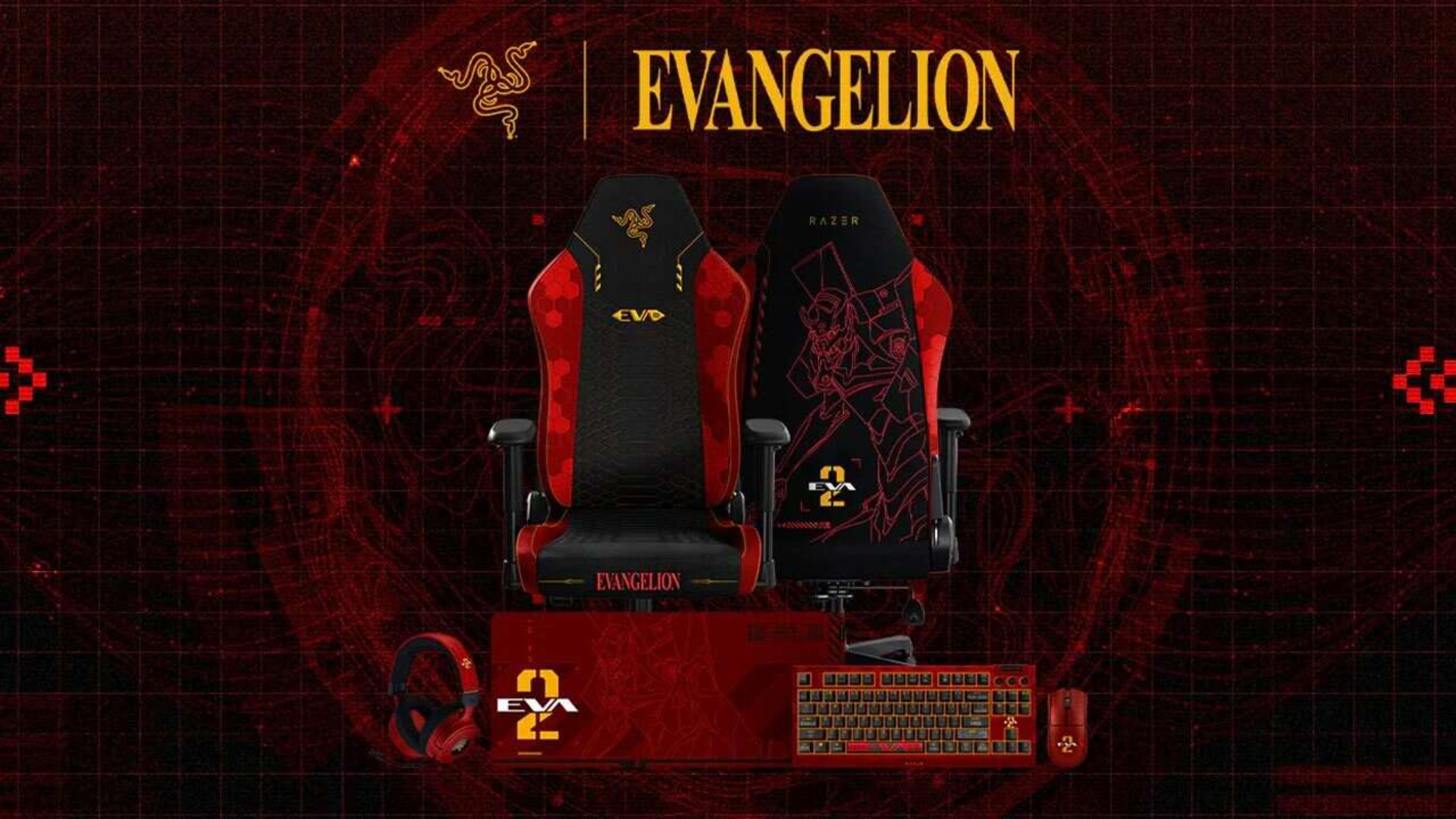 Razer divulga a coleção EVA Unit-02 de Neon Genesis Evangelion