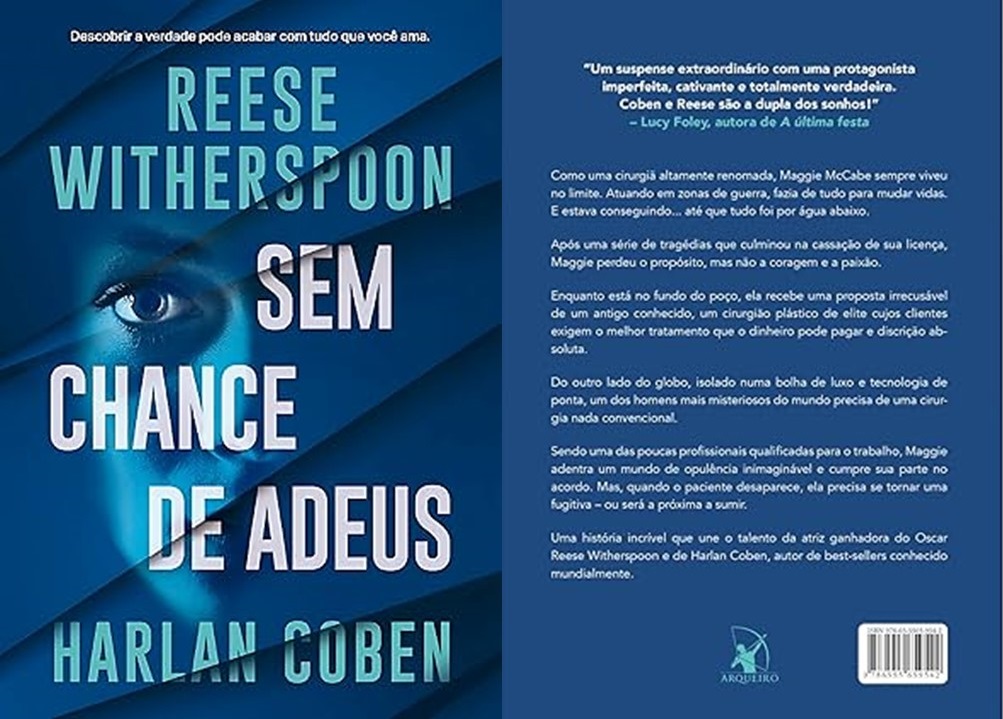 Capa e fundo do livro Sem Chance de Adeus