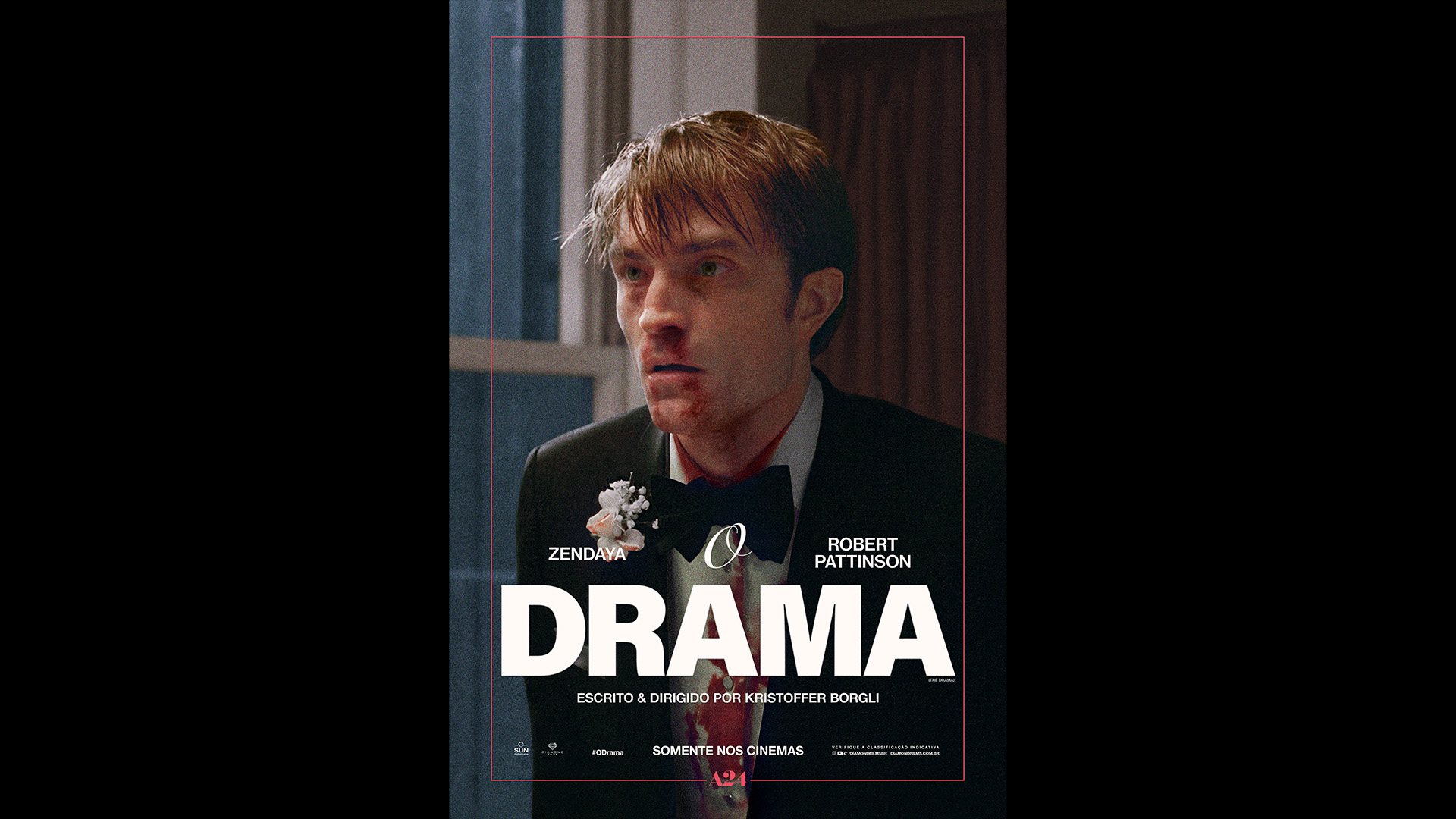 Cartaz do filme O Drama mostrando o personagem Charlie