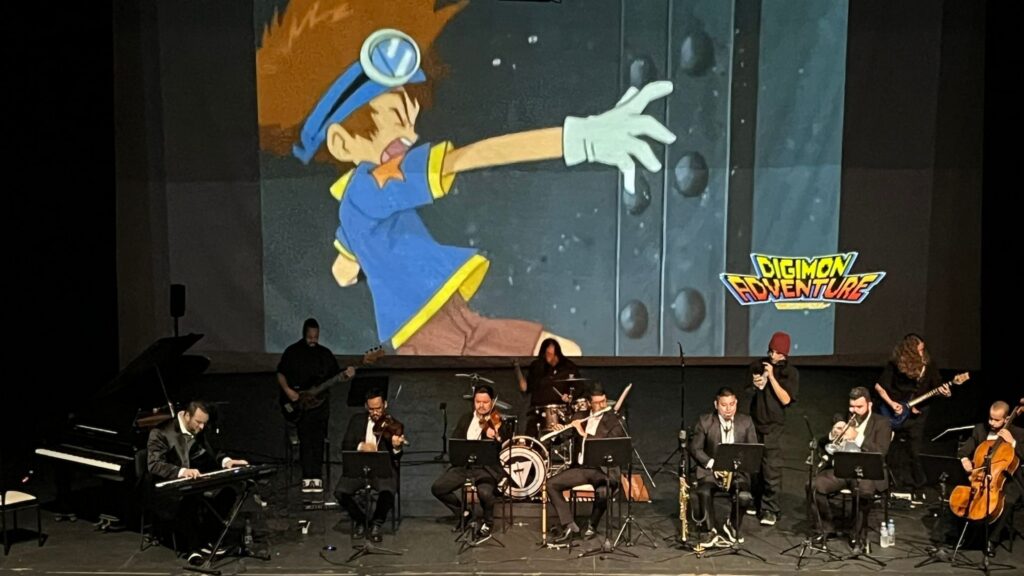 Animes in Concert tocando Digimon