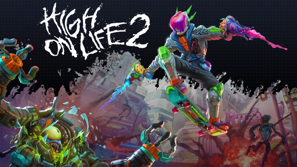 High on Life 2 estreia globalmente com skate, armas falantes e mais caos galáctico