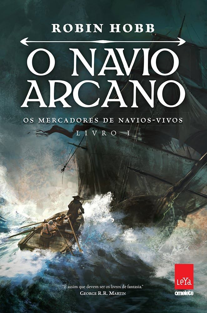Capa de O Navio Arcano pela LeYa.