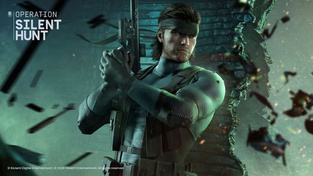 Solid Snake se junta ao Rainbow Six Siege na Operação Caçada Silenciosa