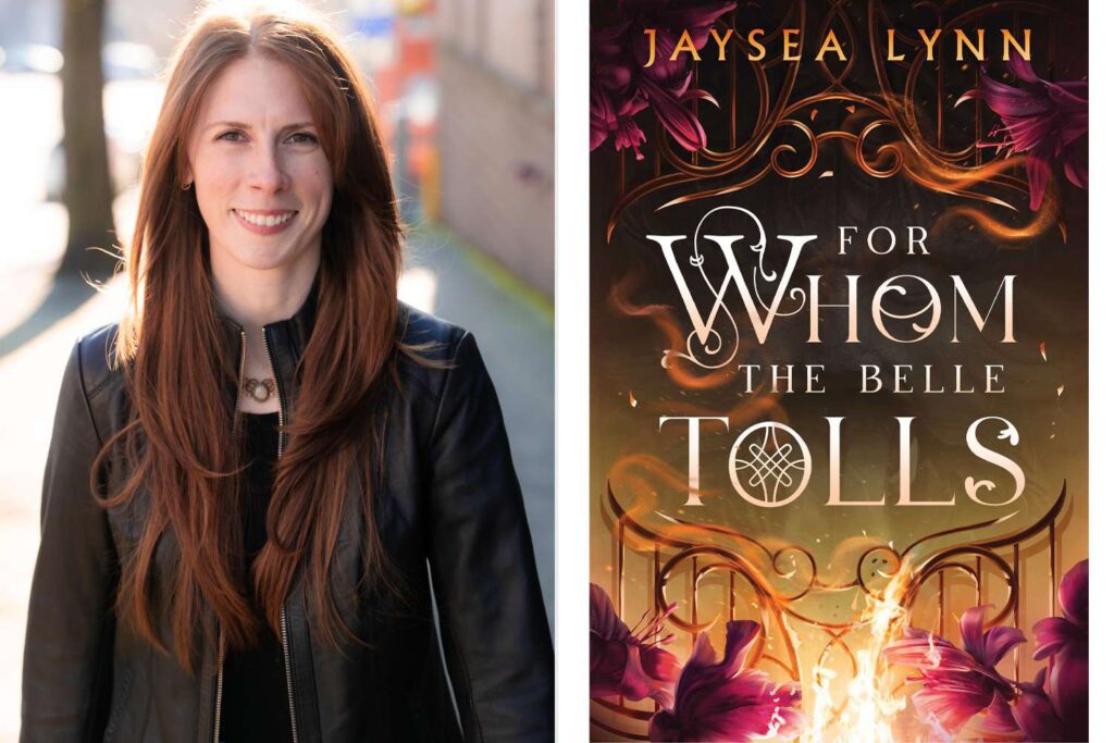 autora Jaysea Lynn e seu livro na versão inglesa