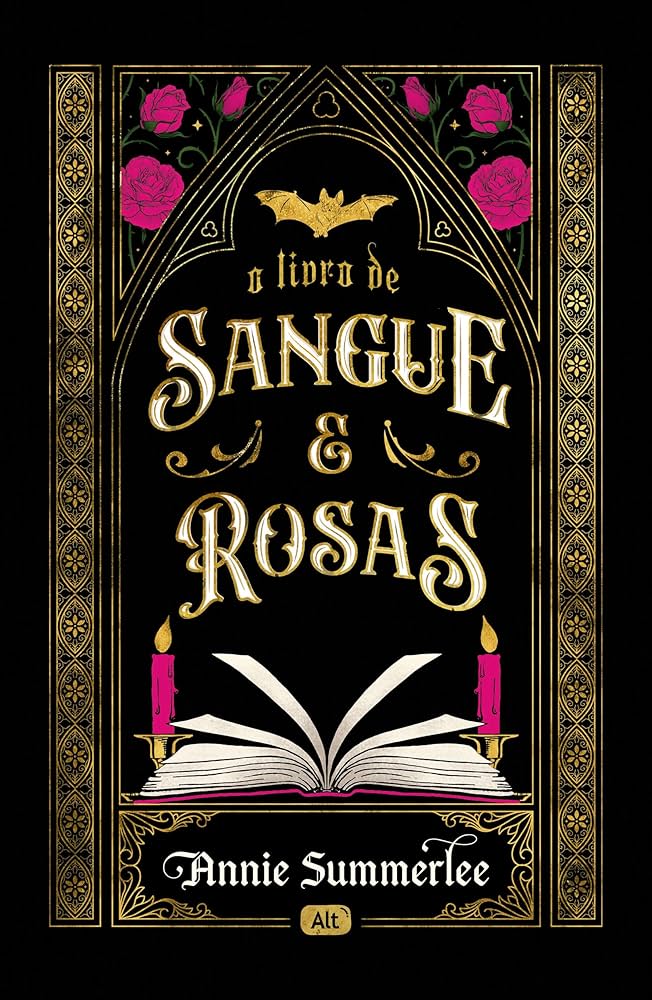 Capa do livro O livro do sangue e rosas