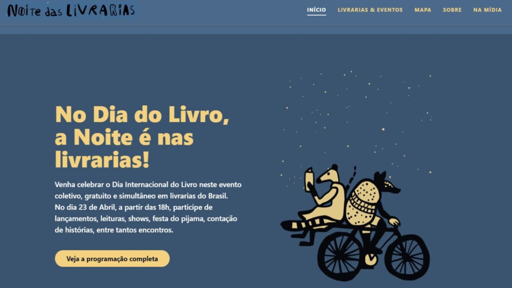Hoje, lojas de livros permanecerão abertas e com diversas atrações na Noite das Livrarias