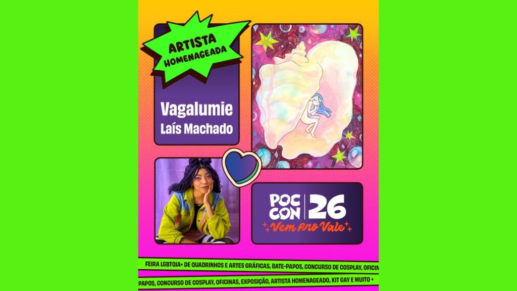 Vagalumie é uma das homenageadas da Poc Con 26