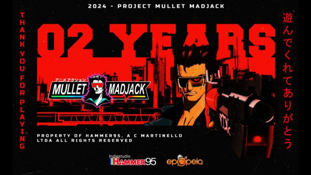 Cartaz de comemoração de Mullet MadJack