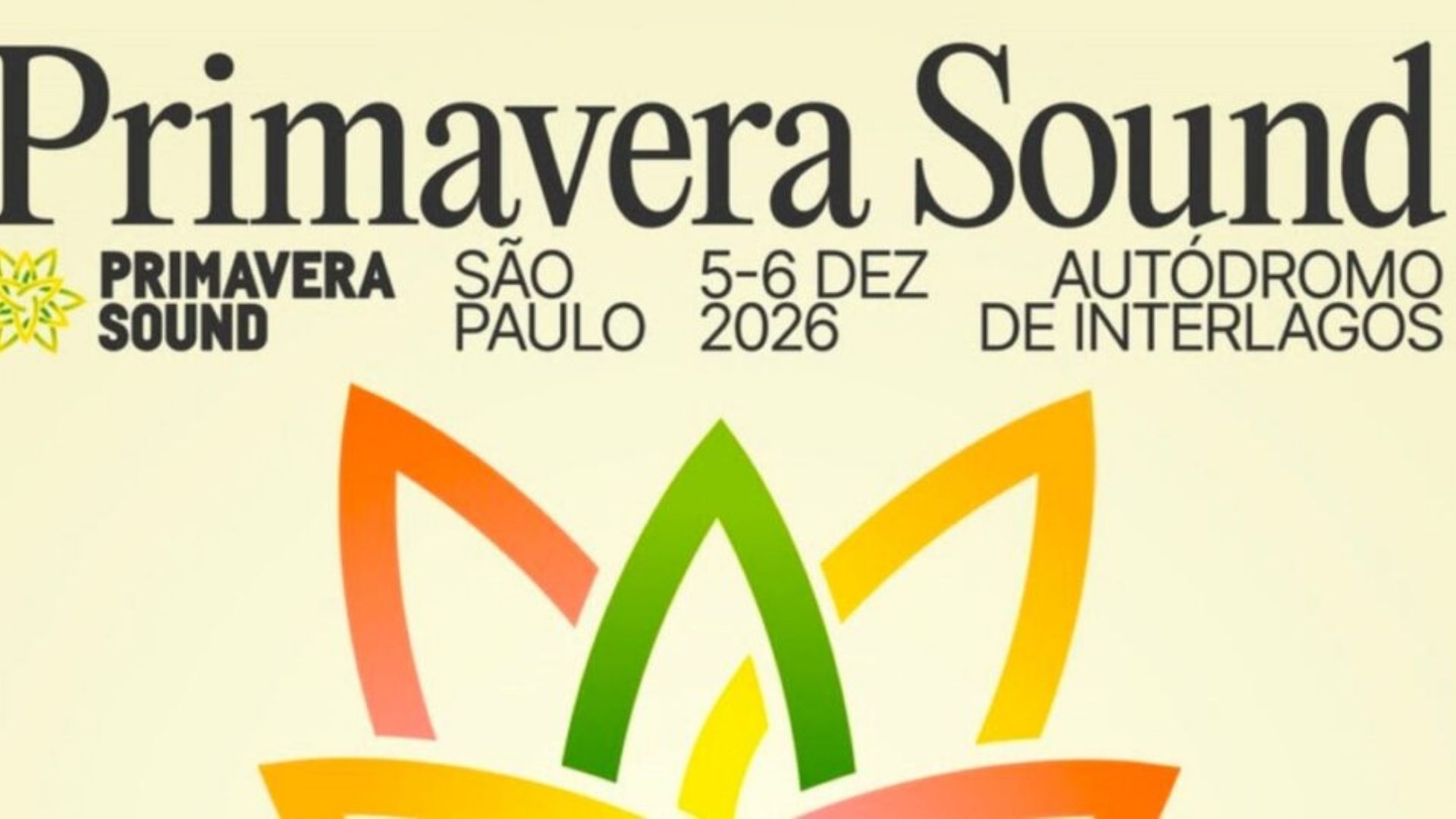 Cartaz do festival Primavera Sound 2026