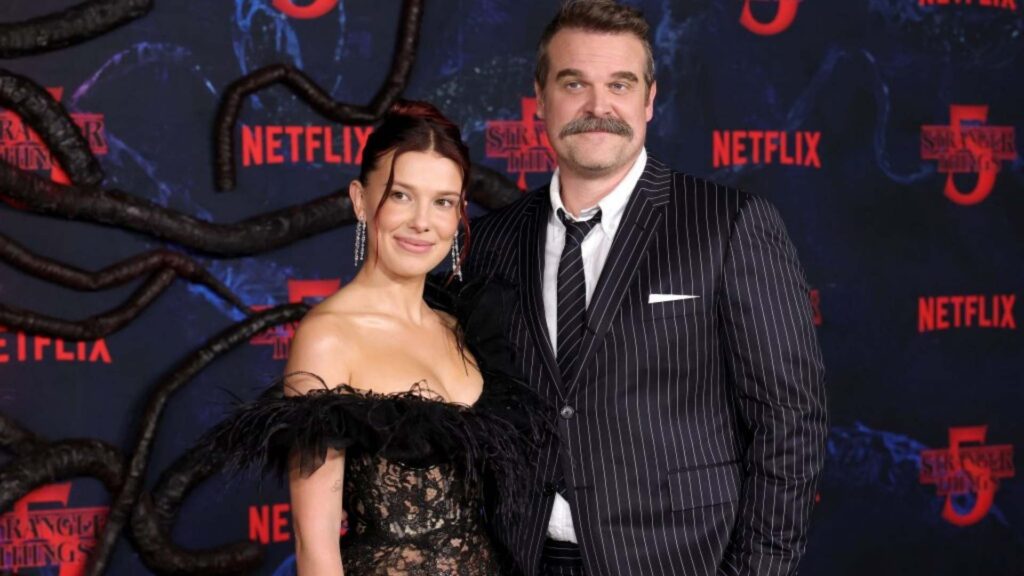 O duo de volta: David Harbour e Millie Bobby Brown serão estrelas de nova série de espionagem