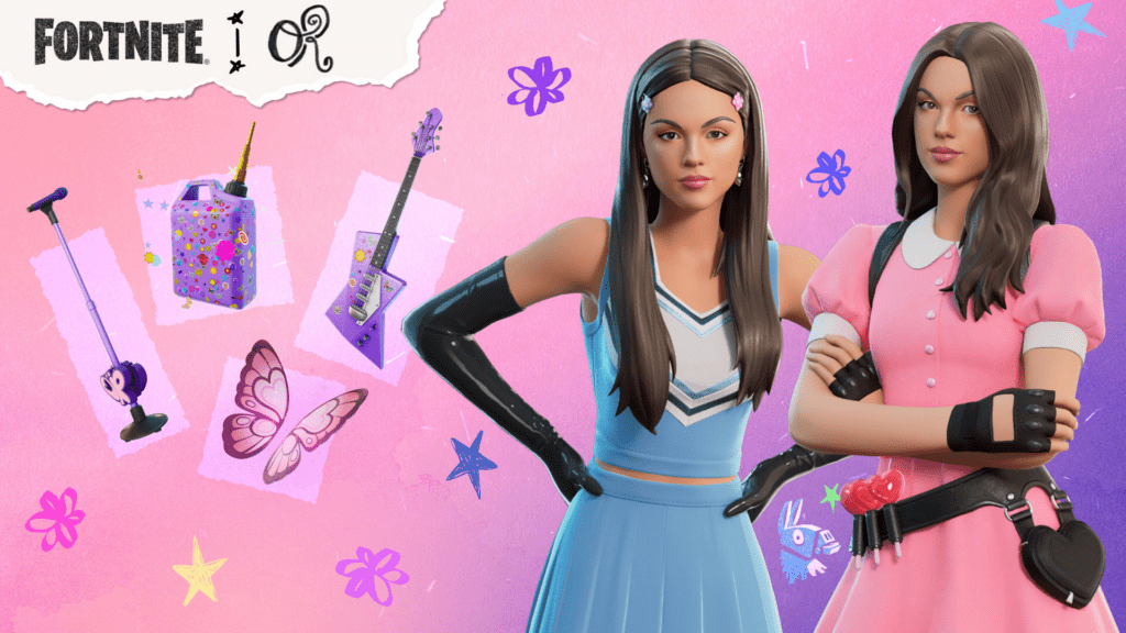 Olivia Rodrigo estreia no Fortnite com novos trajes e experiência