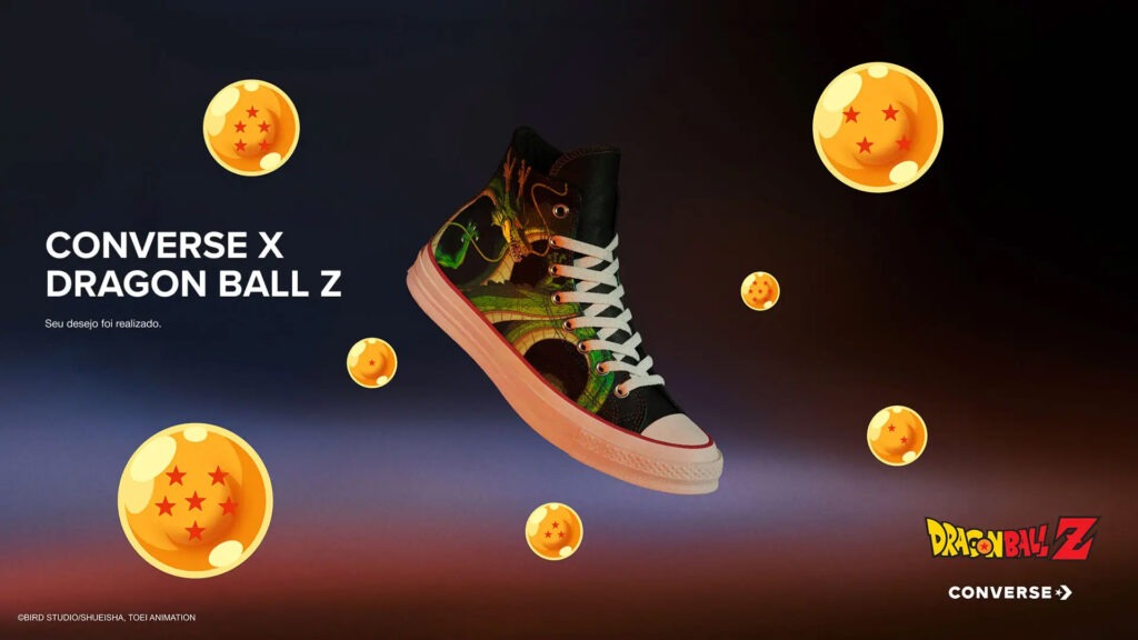 Converse x Dragon Ball Z leva o Chuck Taylor a um novo nível