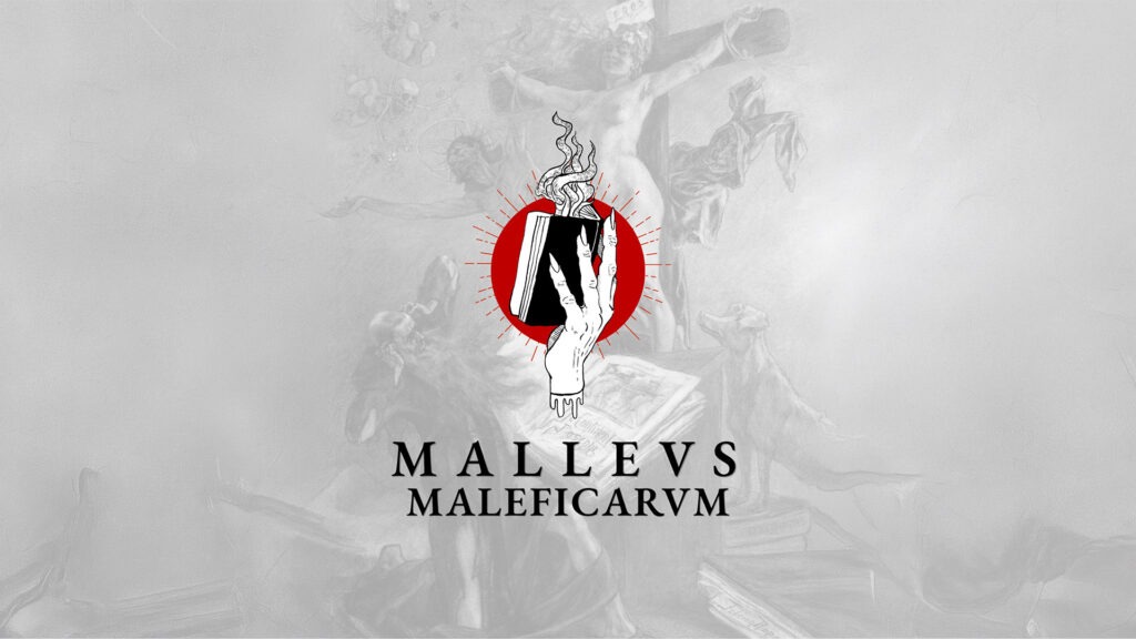 Mão Esquerda lança Mallevs Malleficarvm, selo de papelaria ocultista
