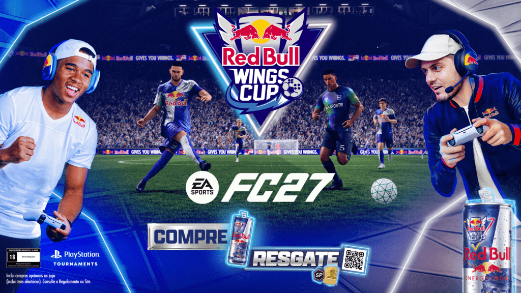 Red Bull lança lata especial com recompensas para EA SPORTS FC 27