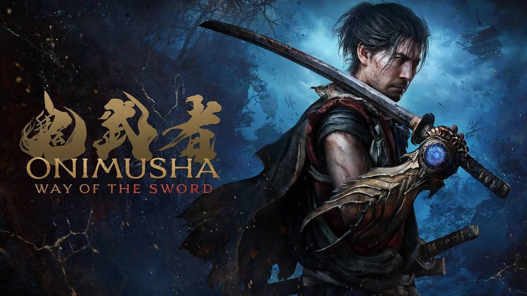 Miyamoto Musashi segurando sua arma principal